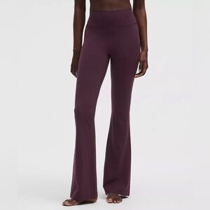 Lululemon Groove Nulu Flared Pant in Black Plum - NTW
